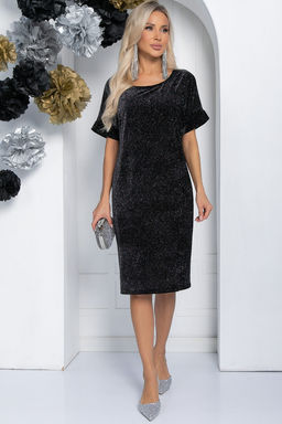 Платье Покоряя сердца (черный блеск) П11236 - Lt collection фото 8