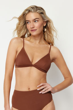 Kahverengi Ucgen Kapl? Bikini Ustu TBESS20BU0268