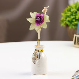 Набор подарочный с диффузором Ваза с цветком, аромат фиалка, Богатство Аромата фото 6