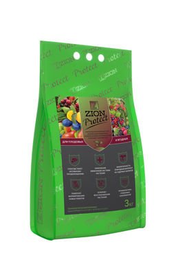 Цион Protect для плодово-ягодных (ПОЛИМЕРНЫЙ ПАКЕТ 3 КГ) - Zion фото 2