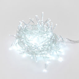 ULD-S0300-200/DTA WHITE IP20 FIRECRACKER Гирлянда светодиодная с контроллером Фейерверк, 3м. 200 светодиодов. Белый свет. Провод прозрачный. ТМ Uniel