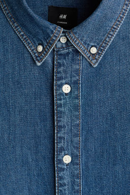 Camisa denim Oversized Fit - H&m фото 4