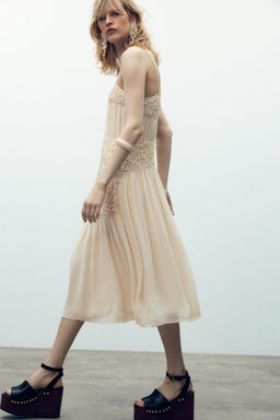 PLEATED STRAPPY DRESS - Zara фото 4