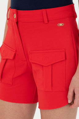 Женские красные вязаные шорты Неожиданная скидка в корзине - U.s. polo assn фото 5