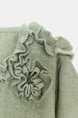 FLORAL KNIT SWEATER - Zara фото 8