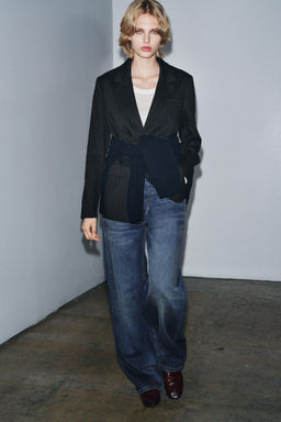 STRIPED BLAZER ZW COLLECTION LIMITED EDITION