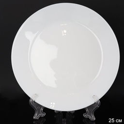 Тарелка 250 мм белая ЕВРО NN19/105769 (WHITE) NN19CT
