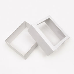 Цена за 5 шт. Коробка сборная, крышка-дно белая с окном 25х21х10 см - Simaland фото 3