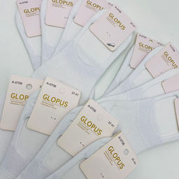 Следки GLOPUS полусетка бело-голубоватые 12 шт в уп (арт. А-0706) - Storyland фото 3