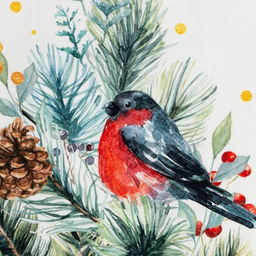 Полотенце Этель Сhristmas bells 40x73 см, 100%хл, саржа 190 г/м2  фото 3