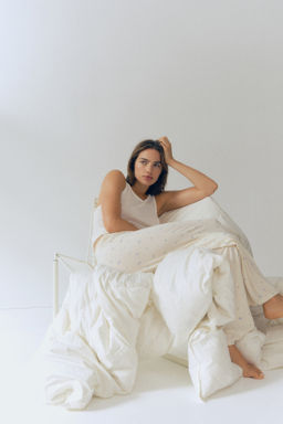 Pantal?n de pijama en pointelle - H&m фото 4