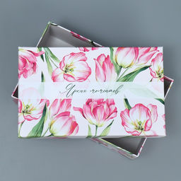 Набор подарочных коробок 10 в 1 Цветочный сад, 12 7 4 - 32.5 20 12.5 см - Дарите счастье фото 3