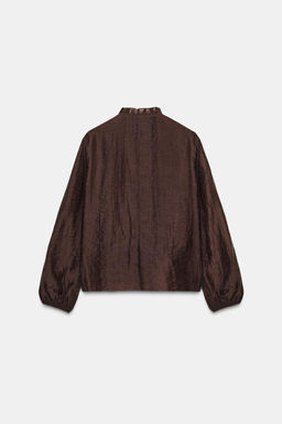 RUFFLED BLOUSE - Zara фото 20