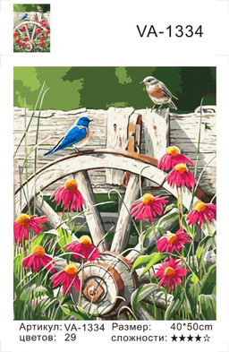 Картина по номерам на холсте и подрамнике 40х50 см