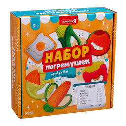 Погремушки детские «Продукты», набор 6 шт.