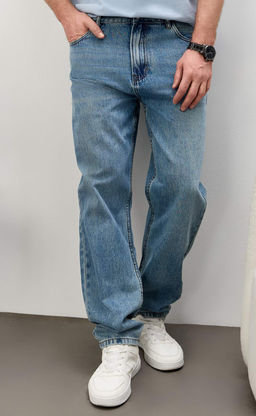 Джинсы муж. F611-0133R m.blue - Fine joyce фото 8