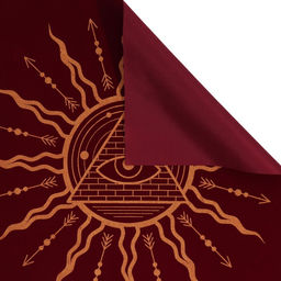 Скатерть для гадания бархатная Всевидящее око, 50х50 см, 16+ - Лас играс фото 5