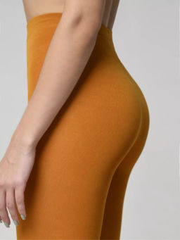 Колготки женские теплые с флисом TEATRO ICE STYLE 240 den COLOR шафрановый