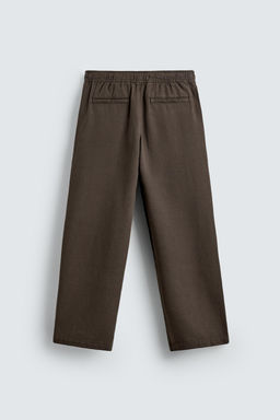 PANTAL?N RELAXED FIT ESTRUCTURA / Marr?n - Zara фото 7