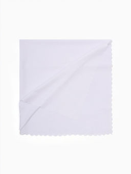 Скатерть «Доляна», однотонная, белая, 140×180 см