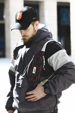 Сумка ЗАПОРОЖЕЦ Miru Mir Small Waist Bag ZIP BLACK фото 2