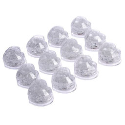 Цена за 12 шт. Свеча светодиодная «Сердце»