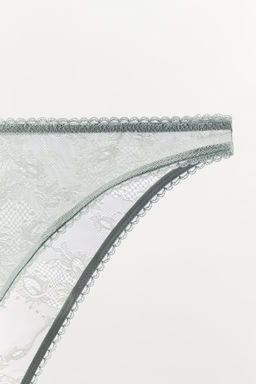 BRAGUITA MESH PUNTILLA / Gris - Zara фото 5