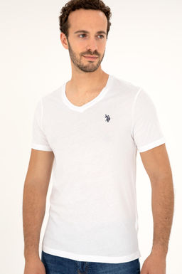 Футболка мужская U.S. Polo Assn белая хлопок  фото 10