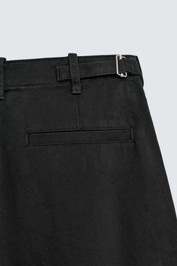 RELAXED BALLOON FIT PLEATED TROUSERS - Zara фото 20