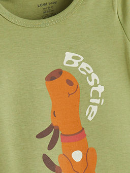 Bask?l? Erkek Bebek ??t??tl? Body 2li