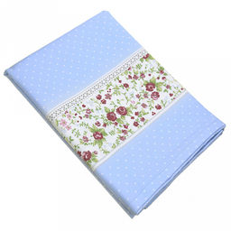 "Английский сад" Скатерть 240х145см, длина стола до 200см, на 10-12 персон, хлопок "Премиум" 186г/м2, "Домашняя мода" (Россия)