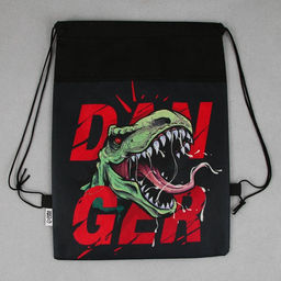 Сумка для обуви Динозавр, нетканное полотно, размер 41х31 см - Artfox study фото 2