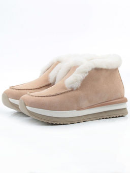 04-5521-2 APRICOTS Ботинки зимние женские (натуральная кожа, 100% шерсть)