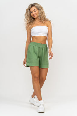 Шорты Натали 36781 из полиэстера с льном  фото 16