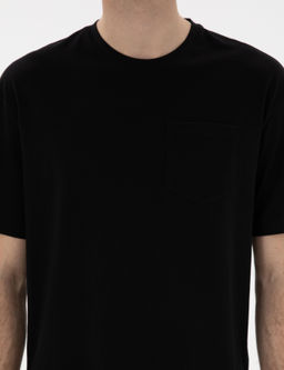 Siyah Comfort Fit Basic Ti__rt - Pierre cardin фото 7