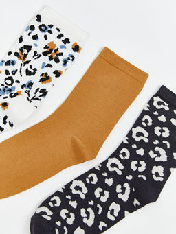 Desenli Kad?n Soket ?orap 5li