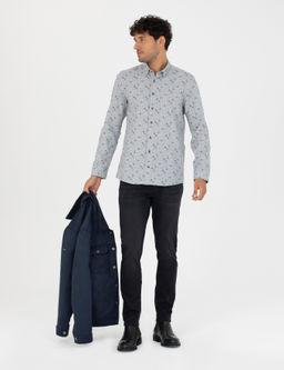 Siyah Slim Fit Jean Pantolon