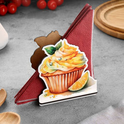 Салфетница Лимонный кекс, 13 х 12 х 6 см