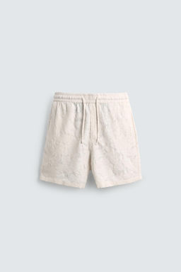 BERMUDA JACQUARD TEXTURA / Crudo