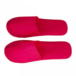 Тапочки одноразовые "Стандарт Ультра" 37-42рр, спанбонд, подошва - пенополиэтилен, s5мм, 60мкм, с открытым мысом, легкие, красный, индивидуальная упаковка, ТУ 13.92.29-016-33186646-2020, "SMZ" (Россия)