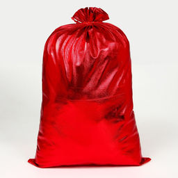 Мешок новогодний Деда Мороза, красный, 60×40 см