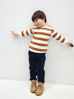 Beli Lastikli Erkek Bebek Kargo Pantolon - Waikiki фото 2