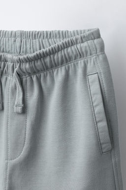 LABEL INTERLOCK T-SHIRT AND BERMUDA SHORTS SET - Zara фото 8