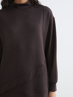 Dik Yaka Soft Touch Kad?n Sweatshirt Tunik