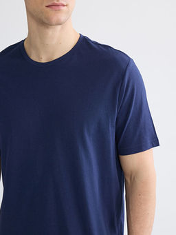 Bisiklet Yaka Penye Erkek Ti??rt