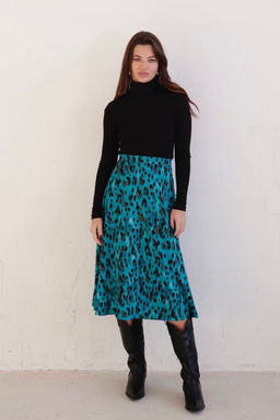 Юбка А-силуэта с принтом - Martichelli фото 10