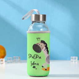 Бутылка для воды в чехле «Африка», 300 мл, h=17 см, цвета МИКС