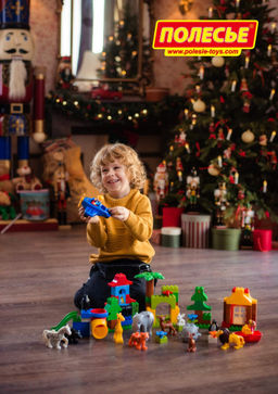 Конструктор Макси - Зоопарк (138 элементов) (в коробке) - Полесье фото 9