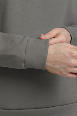 Арт. 69101 Костюм с брюками мужской с начесом  50-56 (4 шт) Цвет:серый