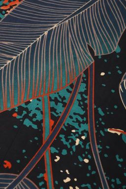 Комплект постельного белья Черное Зеленое полисатин